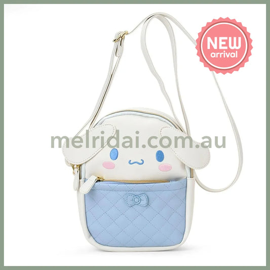 SANRIO | Cinnamoroll Face-Shaped Shoulder Bag PU Leather 175 x 80 x 200mm