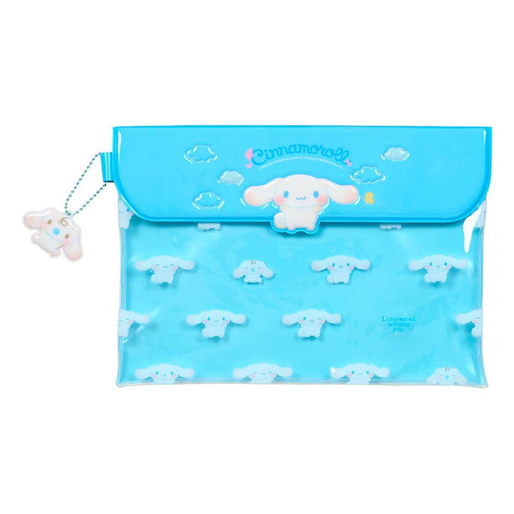 SANRIO | Cinnamoroll Flat Bag 27 x 0.5 x 19.5cm (Cheek Puni Puni/Plump Cheeks)
