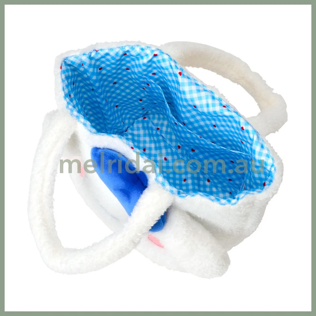 SANRIO | Cinnamoroll Fluffy Mini Tote Bag 310 x 130 x 170mm (With Bear)