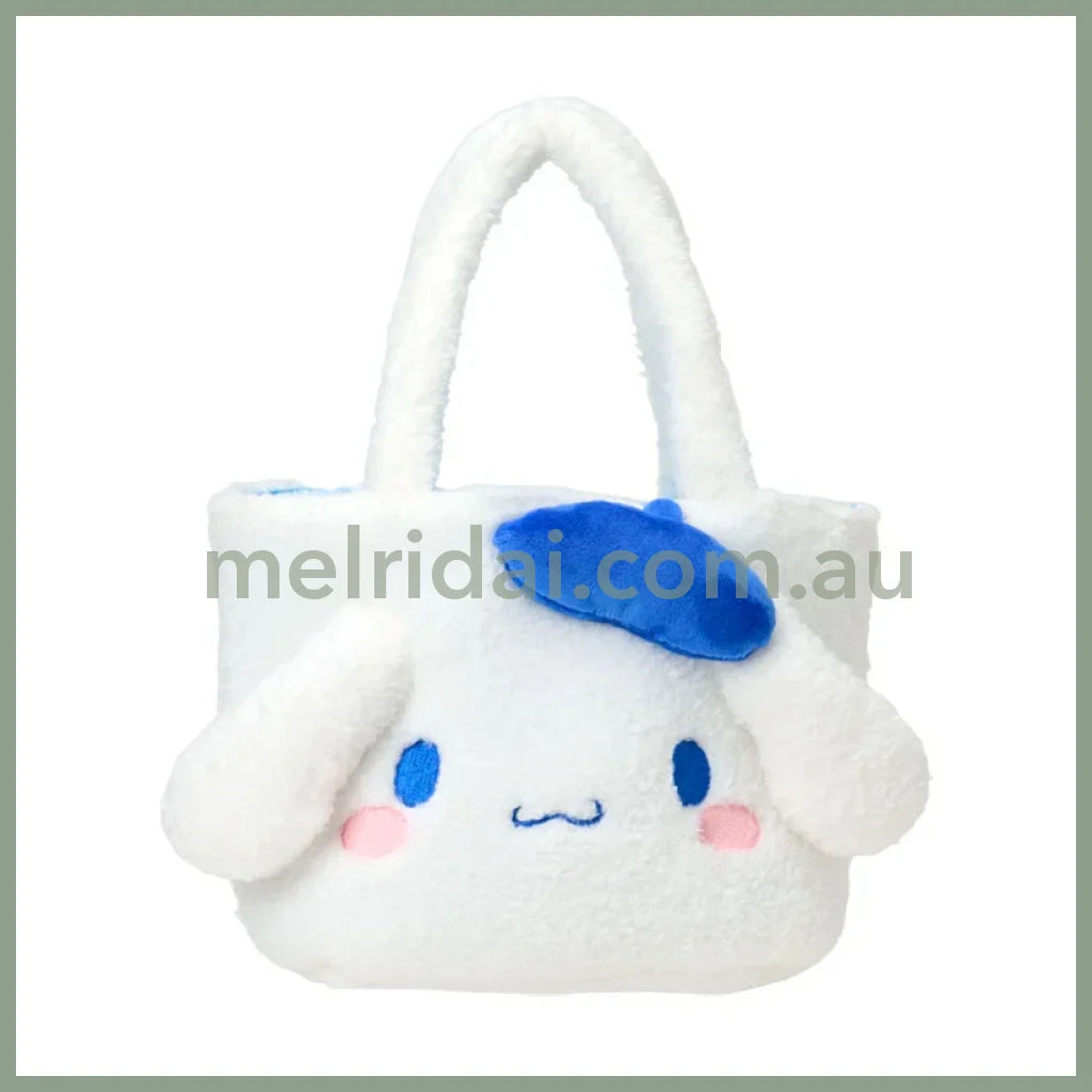 SANRIO | Cinnamoroll Fluffy Mini Tote Bag 310 x 130 x 170mm (With Bear)