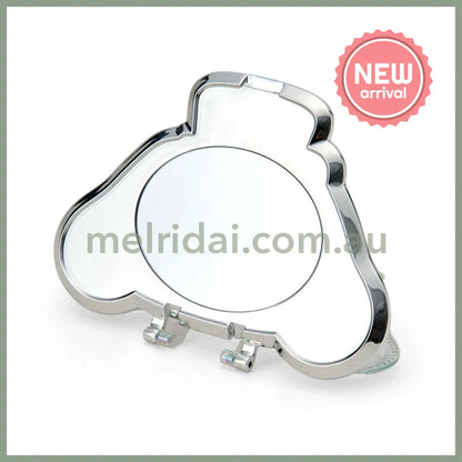 SANRIO | Cinnamoroll Folding Stand Mirror 120×15×75mm (Face Aurora Hologram Sliver)