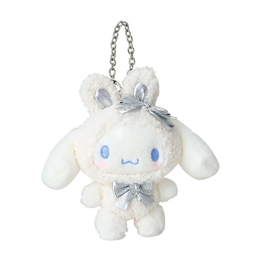 Sanrio | Cinnamoroll Mascot Charm Holder Keychain 13.9 X 13.3 6.9Cm (Fluffy Snow Rabbit)