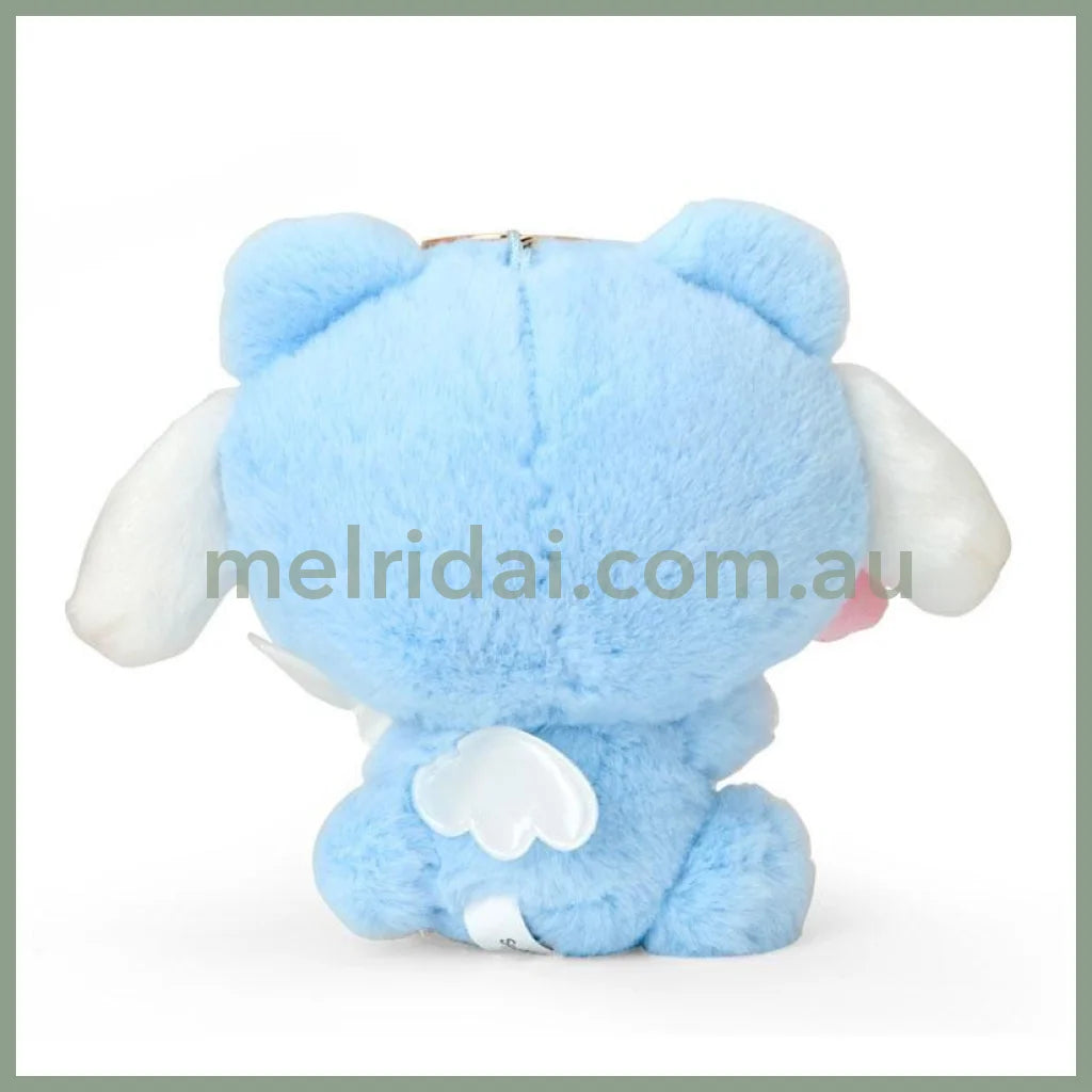 SANRIO | Cinnamoroll Mascot Holder Plush Keychain Bag Charm 120×80×140mm (Fluffy Angel Bear)