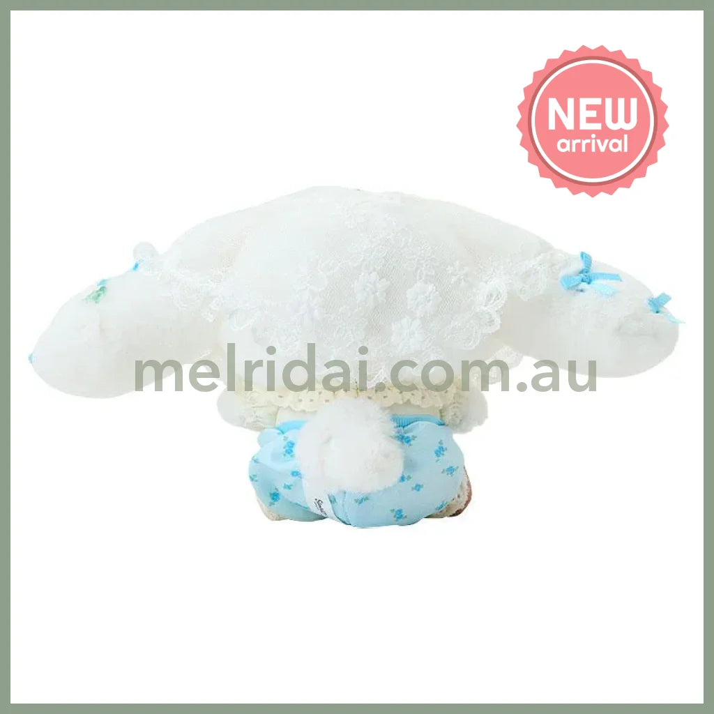 SANRIO | Cinnamoroll Mascot Holder Plush Keychain Bag Charm 125×85×150mm (Forest Lace)