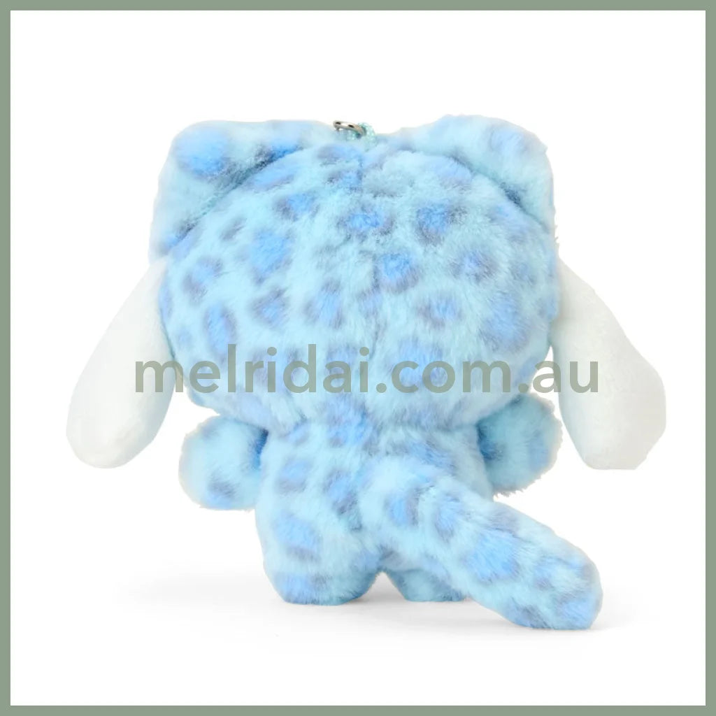 SANRIO | Cinnamoroll Mascot Holder Plush Keychain Bag Charm 90×50×120mm (Leopard Gal Cat)