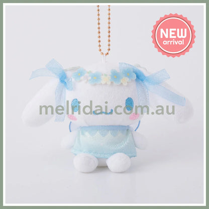 SANRIO | Cinnamoroll Mascot Holder Plush Keychain Bag Charm 95mm Approx. (Floral Fairies)
