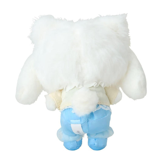 【Limite 1/customer】SANRIO | Cinnamoroll Mascot Holder Plush Keychain 15.4 x 12.2 x 6.8cm (White Cat Ballerina)