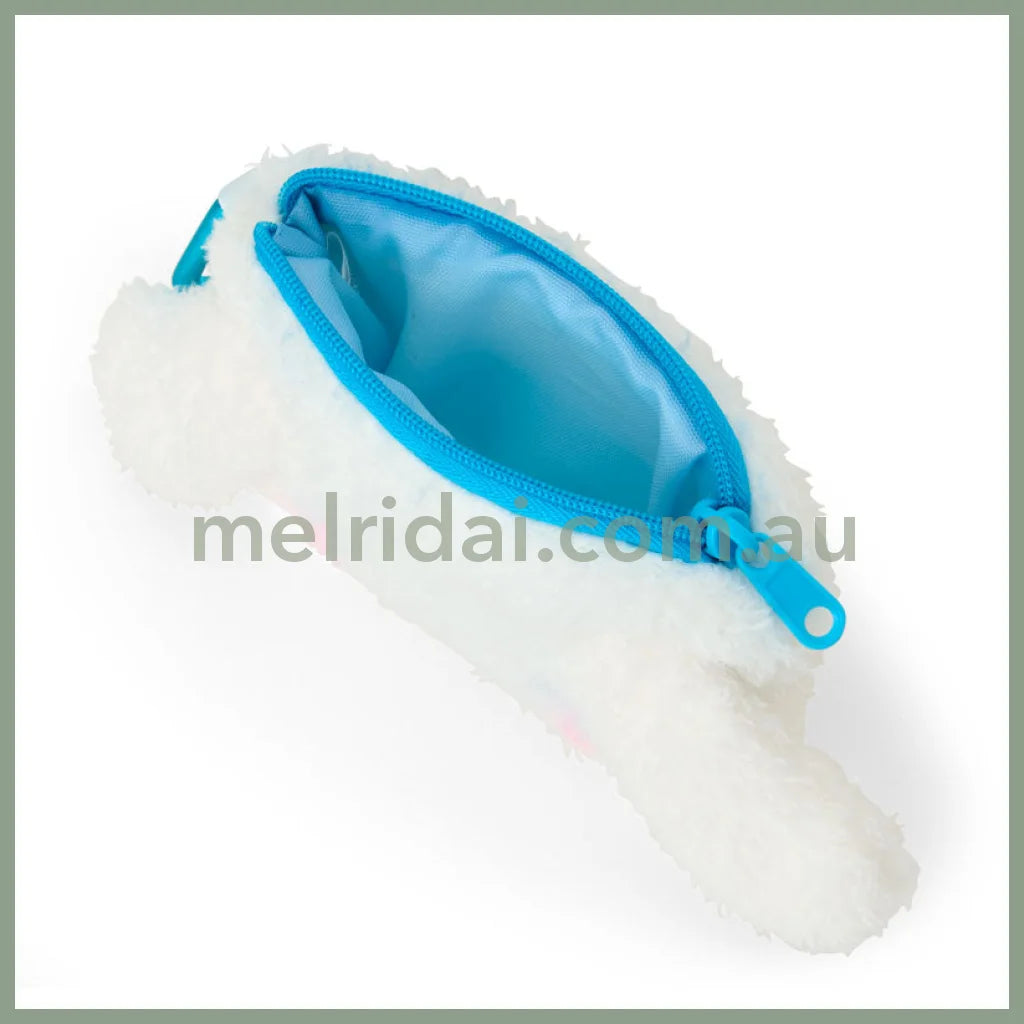 SANRIO | Cinnamoroll Mascot Mini Pouch with Carabiner 110×15×85mm (Fluffy Face)