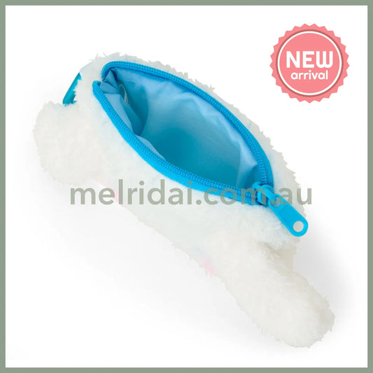 SANRIO | Cinnamoroll Mascot Mini Pouch with Carabiner 110×15×85mm (Fluffy Face)