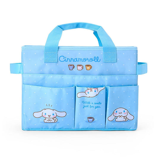 SANRIO | Cinnamoroll Meeting Box Storage with Handle Portable Desk Organizer 35.6 x 27.2 x 3.4cm