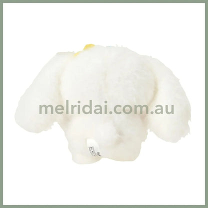 SANRIO | Cinnamoroll Milk Mascot Holder Plush Keychain 13.1 x 12.8 x 6.6cm (Cheek Puni Puni/Plump Cheeks)