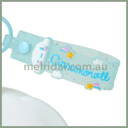 SANRIO | Cinnamoroll Mini Silicone Pouch Keychain Bag Charm 108×46×90mm (My Deco Bag)