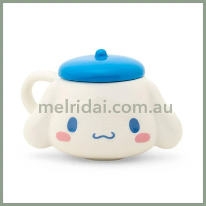 SANRIO | Cinnamoroll Mug Cup with Lid 142 x 93 x 70mm (With Bear)