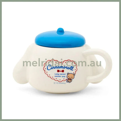SANRIO | Cinnamoroll Mug Cup with Lid 142 x 93 x 70mm (With Bear)