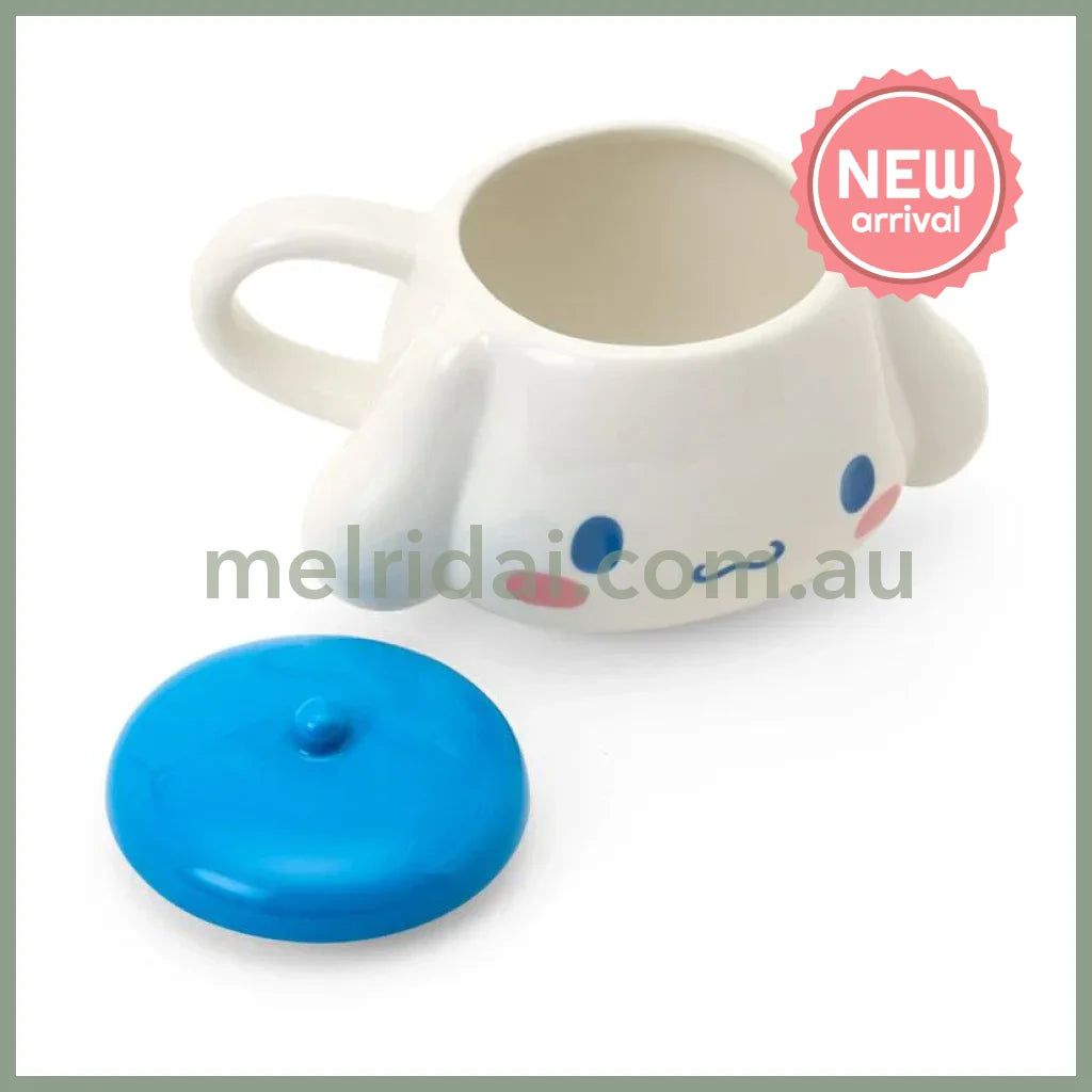 SANRIO | Cinnamoroll Mug Cup with Lid 142 x 93 x 70mm (With Bear)