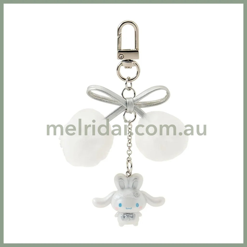 Sanrio | Cinnamoroll Phone Charm Keychain 9.3×2.5×17Cm (Fluffy Snow Rabbit)