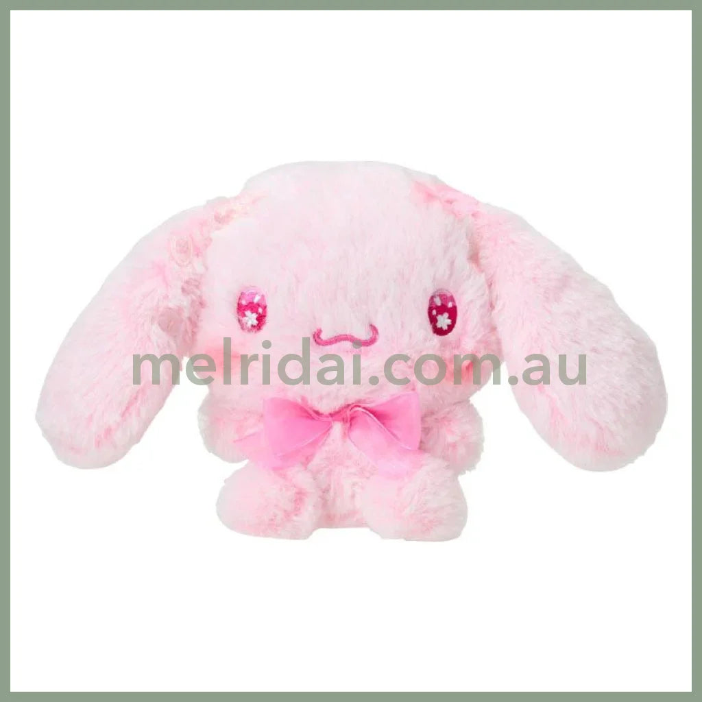 SANRIO | Cinnamoroll Plush Doll Toy 23.3×11.5×23cm (Sakura 2025)
