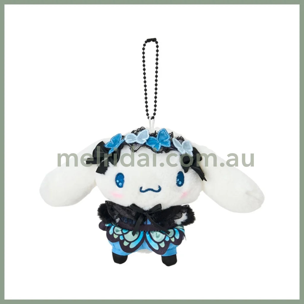 SANRIO | Cinnamoroll Plush Keychain Bag Charm Mascot Holder 160×60×110mm (Butterfly)
