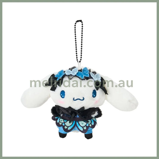 SANRIO | Cinnamoroll Plush Keychain Bag Charm Mascot Holder 160×60×110mm (Butterfly)