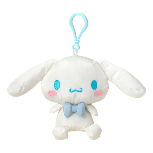 SANRIO | Cinnamoroll Mascot Holder Plush Keychain 10cm x 9cm x 12cm (Fluffy Kids/Fuwasha Kids)