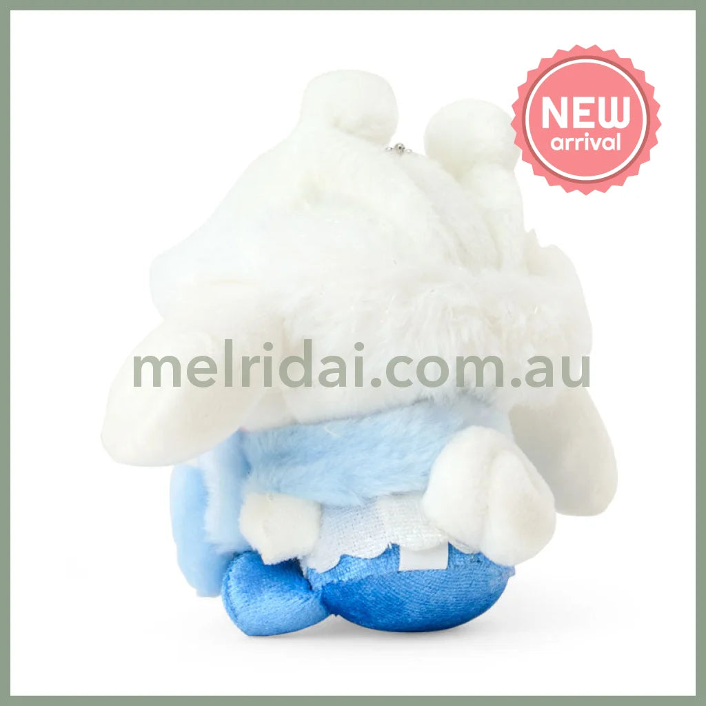 SANRIO | Cinnamoroll Plush Mascot Keychain Bag Charm 130×70×120mm (Sparkling Winter)