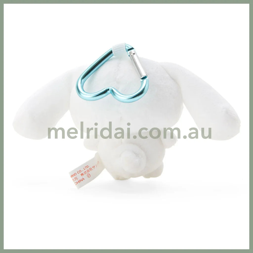 Sanrio｜Cinnamoroll Plush Mascot Holder With Heart Carabiner About 9Cm