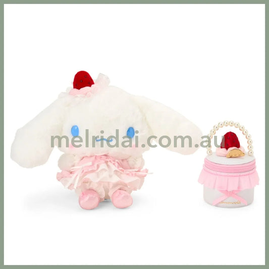 SANRIO | Cinnamoroll Plush Toy & Accessory Case Set 235×120×200mm (Strawberry Shortcake)