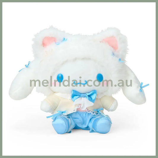 SANRIO | Cinnamoroll Plush Toy Doll 26.4 x 22.4 x 11.3cm (White Cat Ballerina)