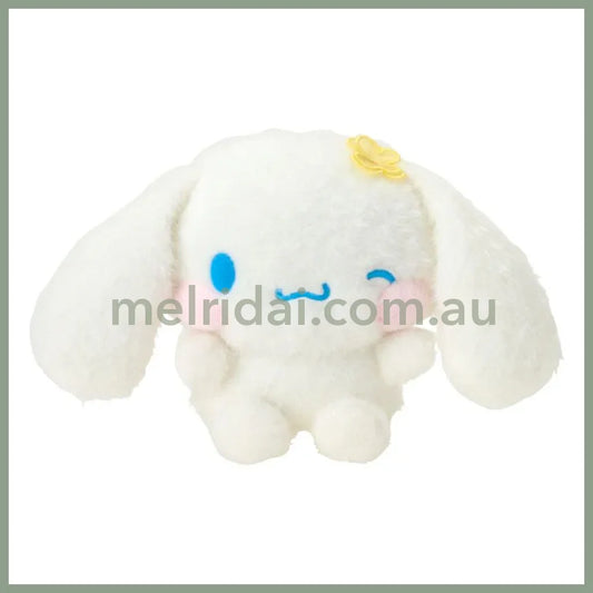 SANRIO | Cinnamoroll Plush Toy Doll 30×13×18cm (Cheek Puni Puni/Plump Cheeks)
