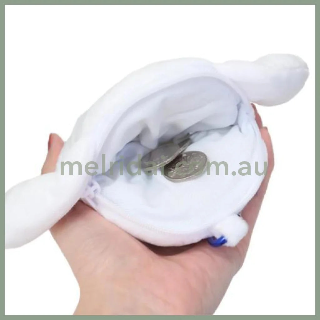 SANRIO | Cinnamoroll Plush Zipper Mascot Mini Pouch with Carabiner 200×110×50mm