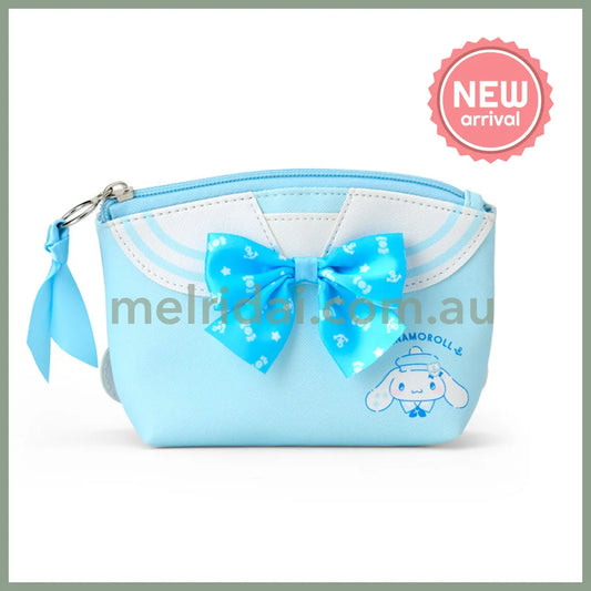 SANRIO | Cinnamoroll Pouch 17.7 x 17.1 x 6.0cm (Sailor Collar)