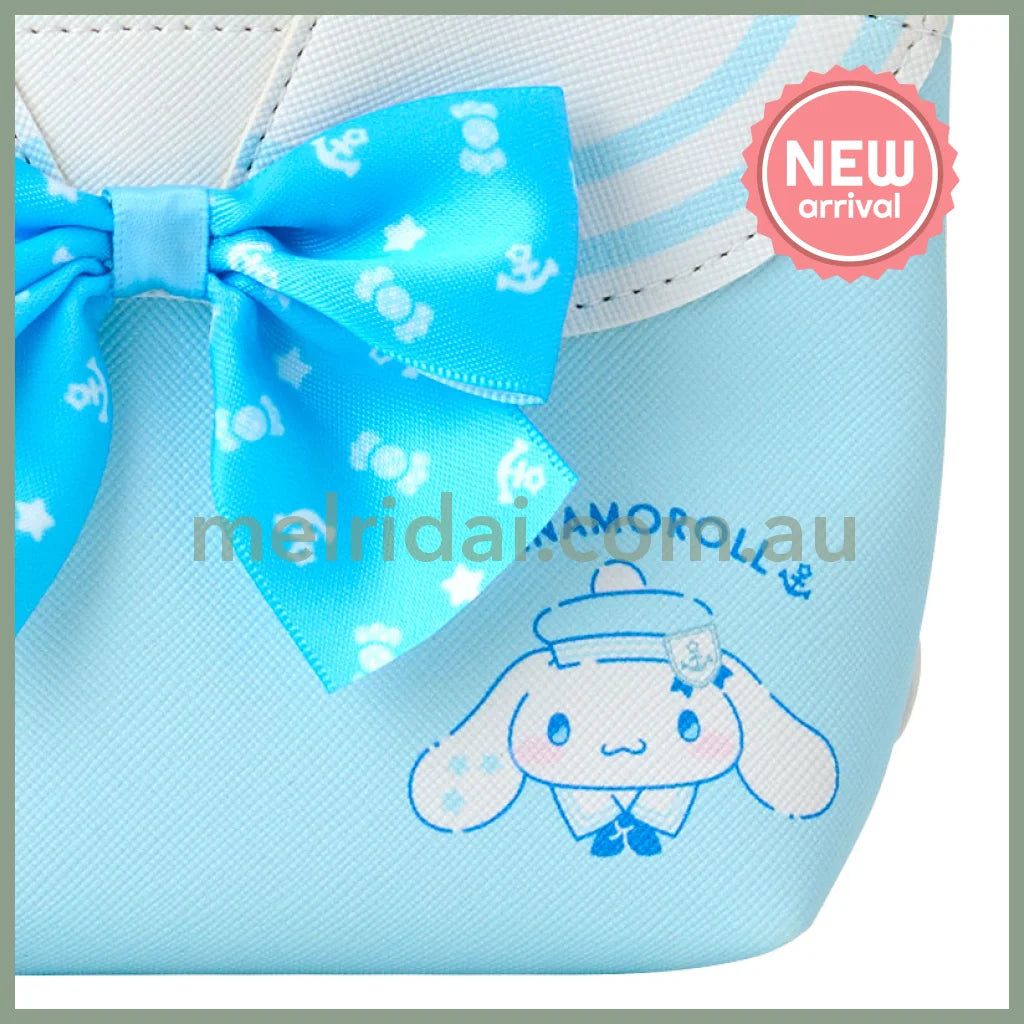 SANRIO | Cinnamoroll Pouch 17.7 x 17.1 x 6.0cm (Sailor Collar)
