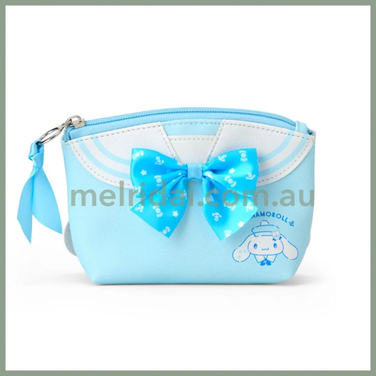 SANRIO | Cinnamoroll Pouch 17.7 x 17.1 x 6.0cm (Sailor Collar)