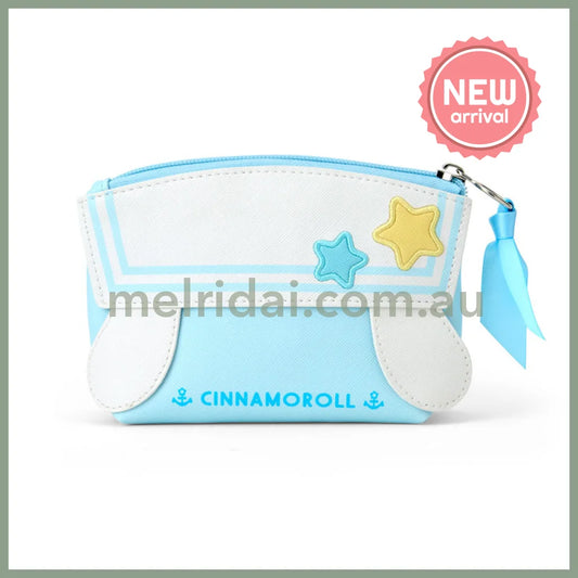 SANRIO | Cinnamoroll Pouch 17.7 x 17.1 x 6.0cm (Sailor Collar)