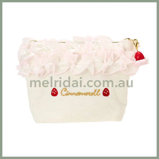 【Pre-order】SANRIO | Cinnamoroll Pouch 170x60x120mm (Strawberry Shortcake)