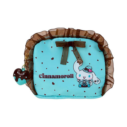 SANRIO | Cinnamoroll Pouch 19.4 x 14.0 x 5.2cm (Choco Mint Series)