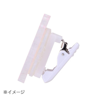 SANRIO | My Melody Rotating Clip 2-Piece Set 360-Degree Rotation Memo Stand 8.3 x 6.3 x 4.0cm
