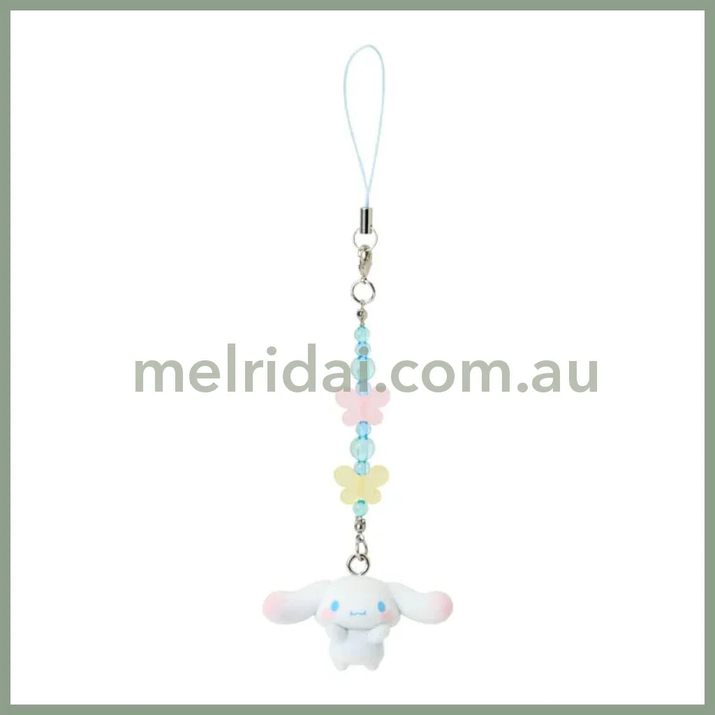 SANRIO | Cinnamoroll Smartphone Strap Plump 5.5×2.3×3cm (Cheek Puni Puni/Plump Cheeks)
