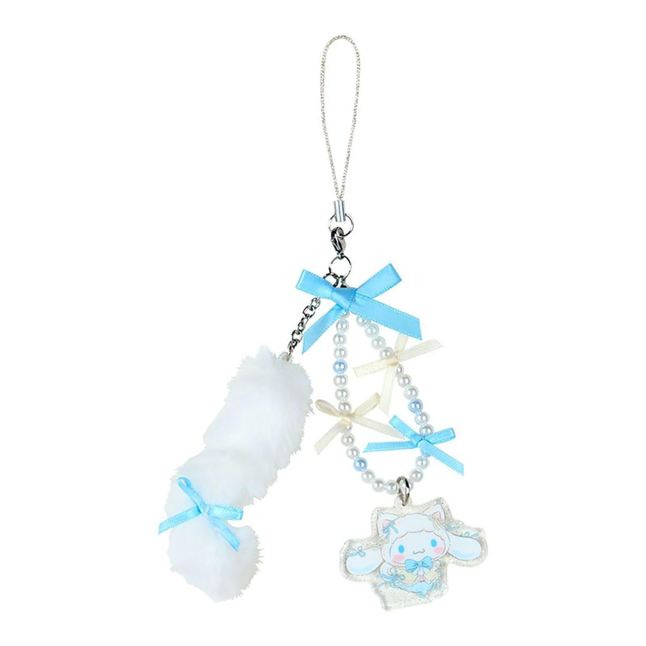 SANRIO | Cinnamoroll Phone Strap 18.2 x 9.8 x 2.2cm (White Cat Ballerina)