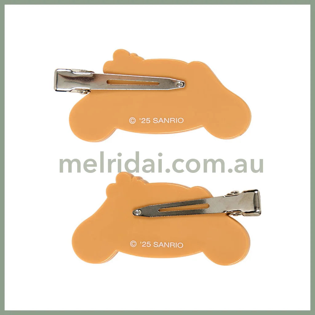 SANRIO | Cinnamoroll Tanned Bangs Clip Hair Clip Set of 2 15×10.5×3.5cm (Endless Summer Vacation / Coconut Vacation