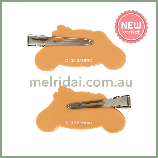 SANRIO | Cinnamoroll Tanned Bangs Clip Hair Clip Set of 2 15×10.5×3.5cm (Endless Summer Vacation / Coconut Vacation