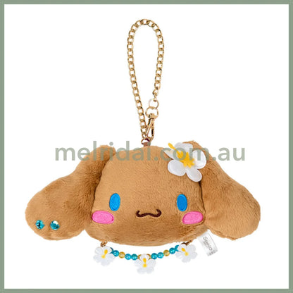 SANRIO | Cinnamoroll Tanned Plush Keychain Mirror Mascot Charm 19×5×9cm (Endless Summer Vacation / Coconut Vacation