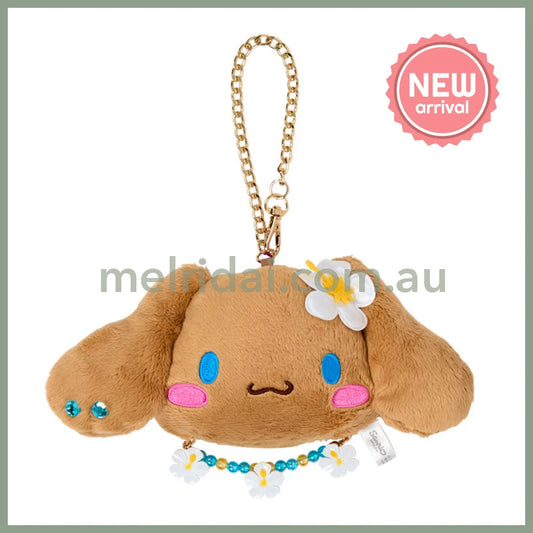 SANRIO | Cinnamoroll Tanned Plush Keychain Mirror Mascot Charm 19×5×9cm (Endless Summer Vacation / Coconut Vacation