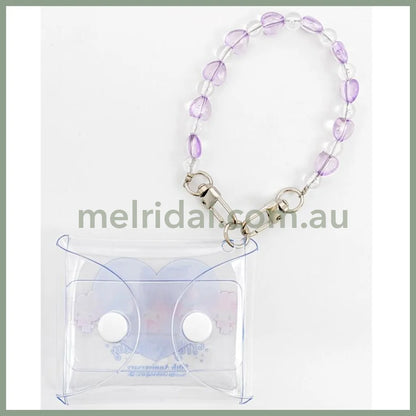 SANRIO | Clear Multi Case with Colorful Bead Chain 90×75×20mm (My Melody 50th Anniversary)