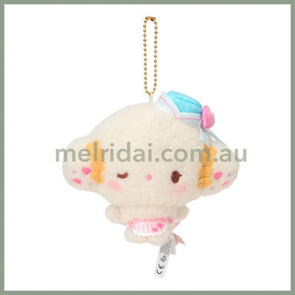 SANRIO | Cogimyun Apron Mascot Holder Plush Keychain Bag Cham 134×121×70mm (Sweets Party 10th Anniversary)