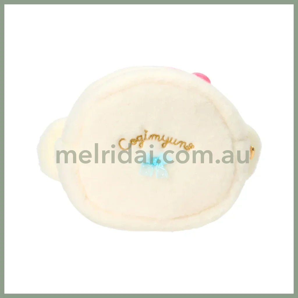 SANRIO | Cogimyun Face-shaped Pouch 130×60×115mm (Sweets Party 10th Anniversary)