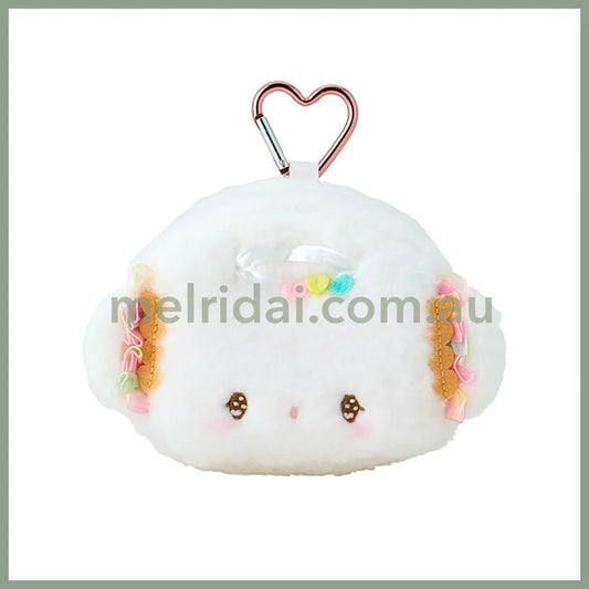 Sanrio | Cogimyun Face-Shiped Mini Pouch Keychain 14×6×10Cm (Angel Play Party)