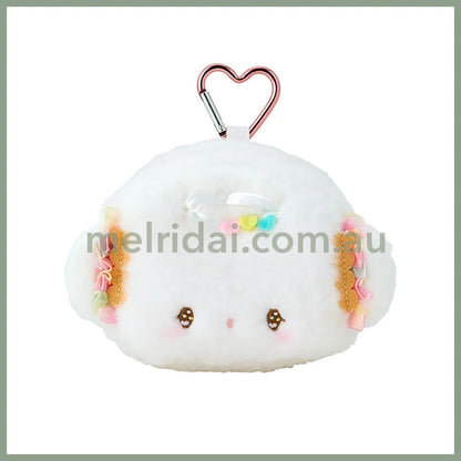Sanrio | Cogimyun Face-Shiped Mini Pouch Keychain 14×6×10Cm (Angel Play Party)