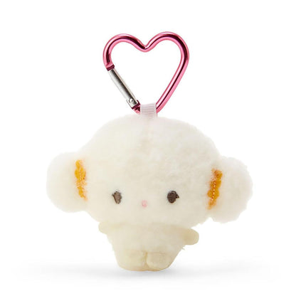 SANRIO | Cogimyun Plush Mini Mascot Holder with Heart Carabiner Bag Charm 6×4×10cm