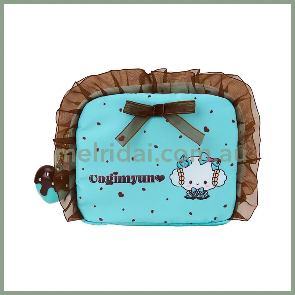 SANRIO | Cogimyun Pouch 19.4 x 14.0 x 5.2cm (Choco Mint Series)